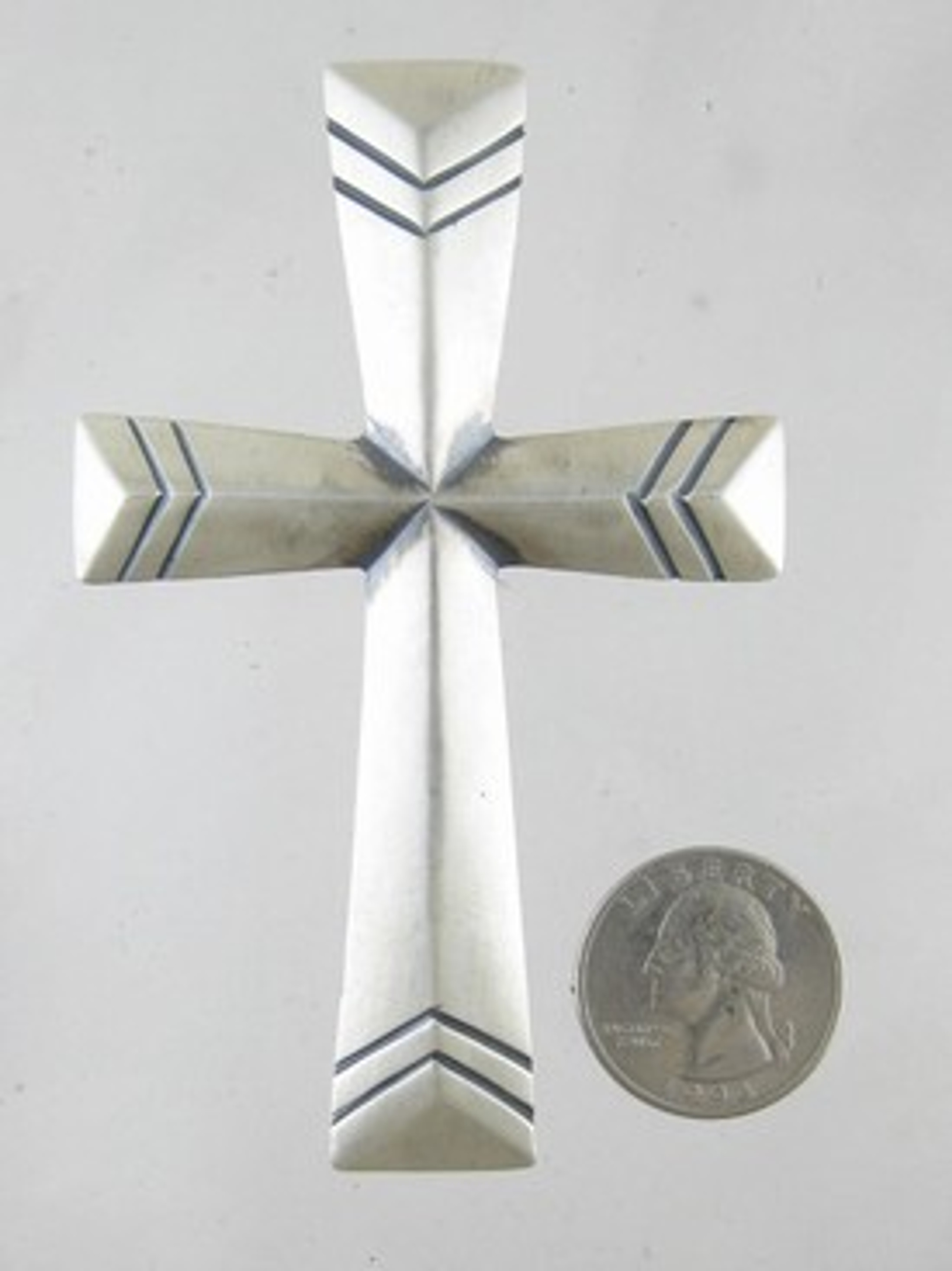 Extra large sterling silver cross Clearance